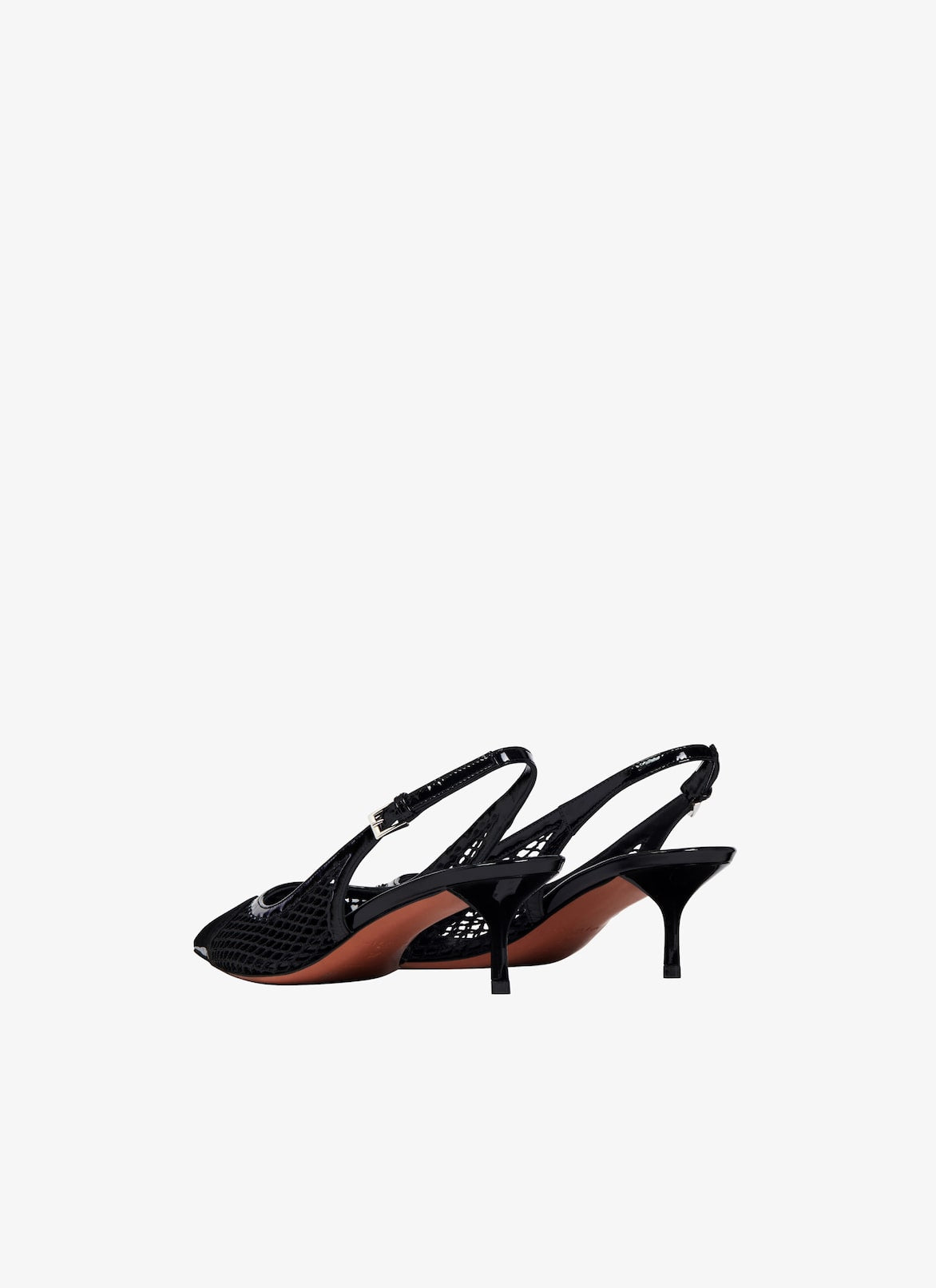 Alaia LE CŒUR SLINGBACKS IN FISHNET