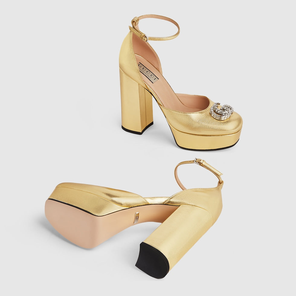 GUCCI Double G Platform Pumps