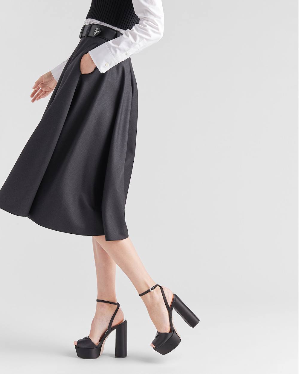 Prada
satin platform 135mm sandals