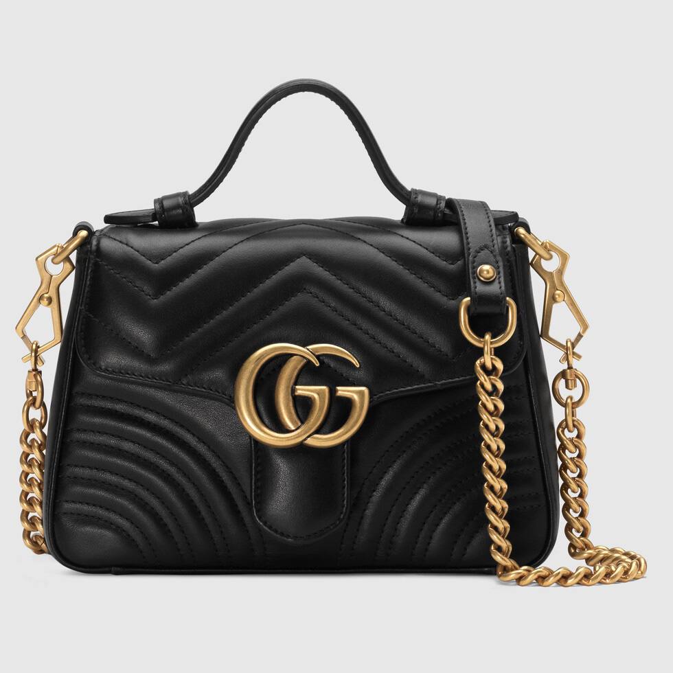 Gucci GG MARMONT MINI TOP HANDLE BAG