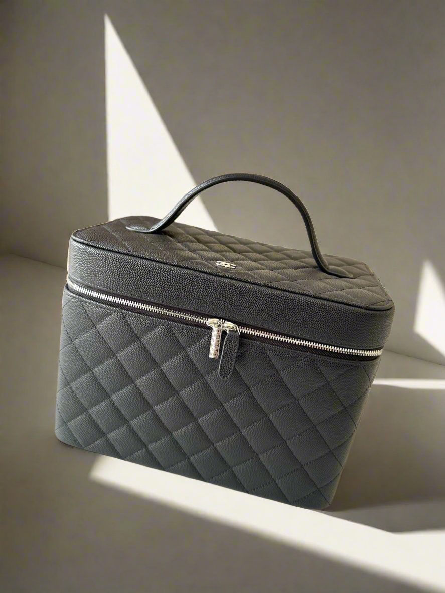 Chanel makeup bag