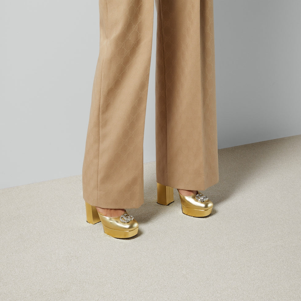 GUCCI  Double G Platform Pumps