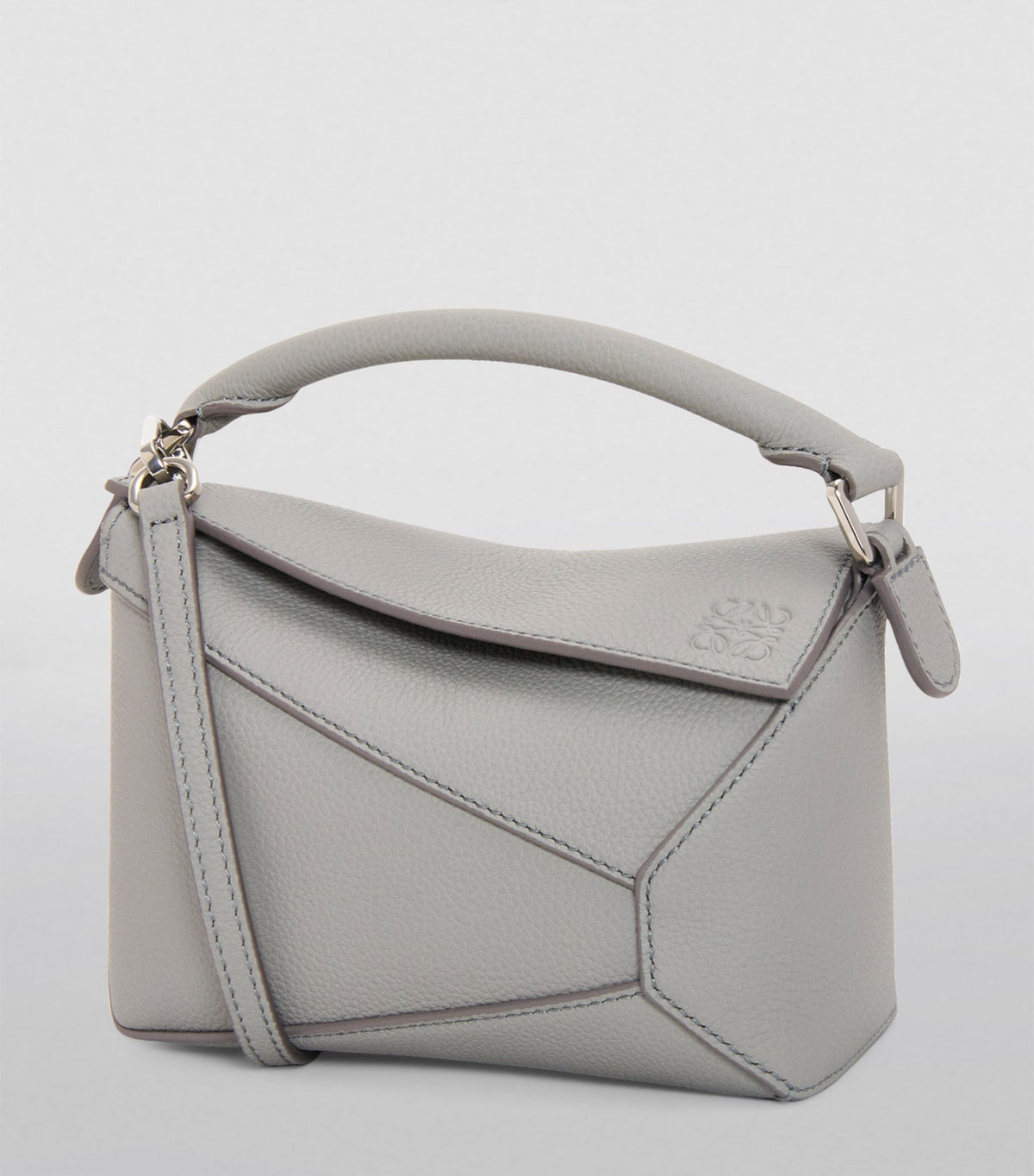 LOEWE Mini Leather Puzzle Edge Top-Handle Bag