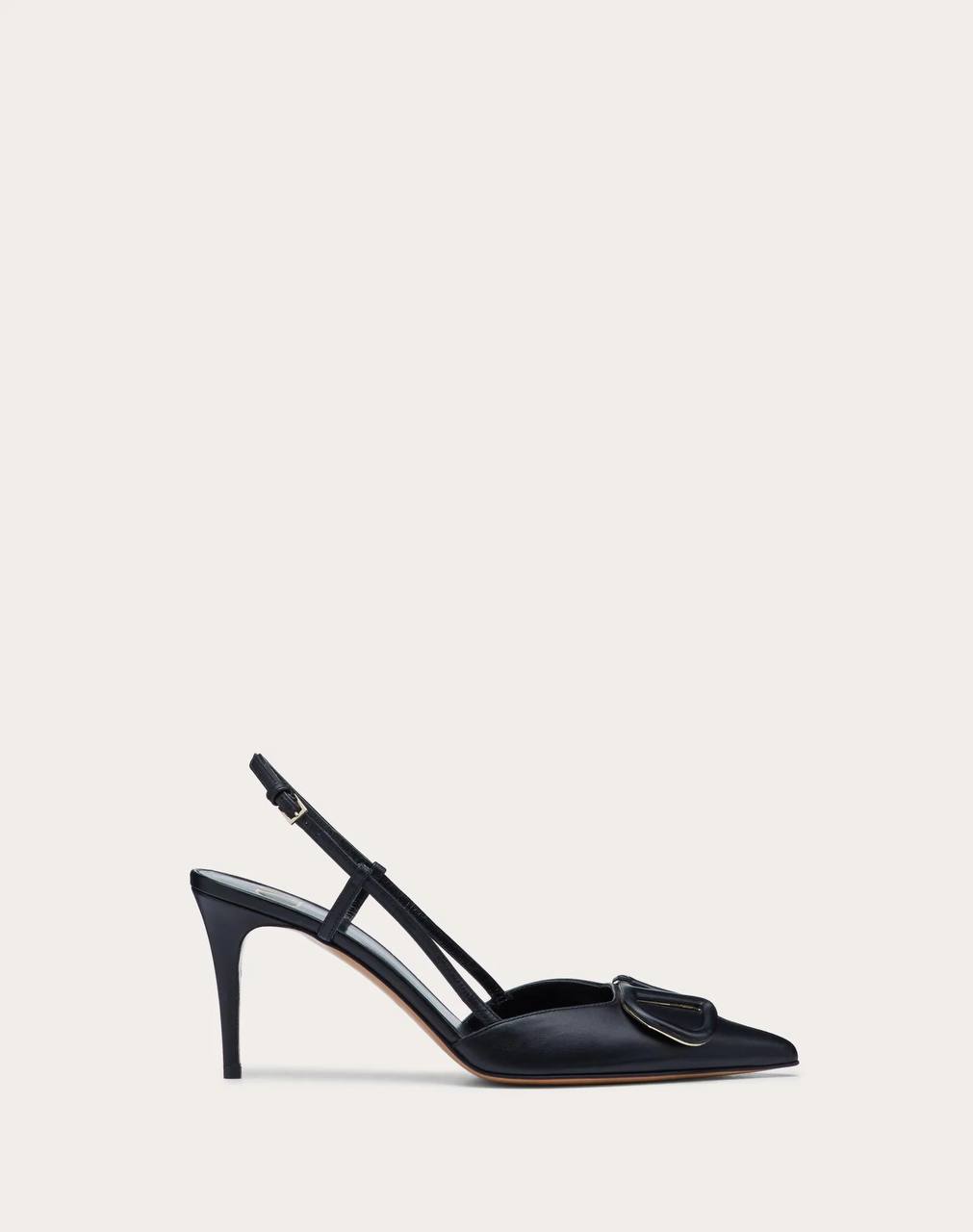 Valentino VLOGO SIGNATURE CALFSKIN SLINGBACK PUMP 80MM