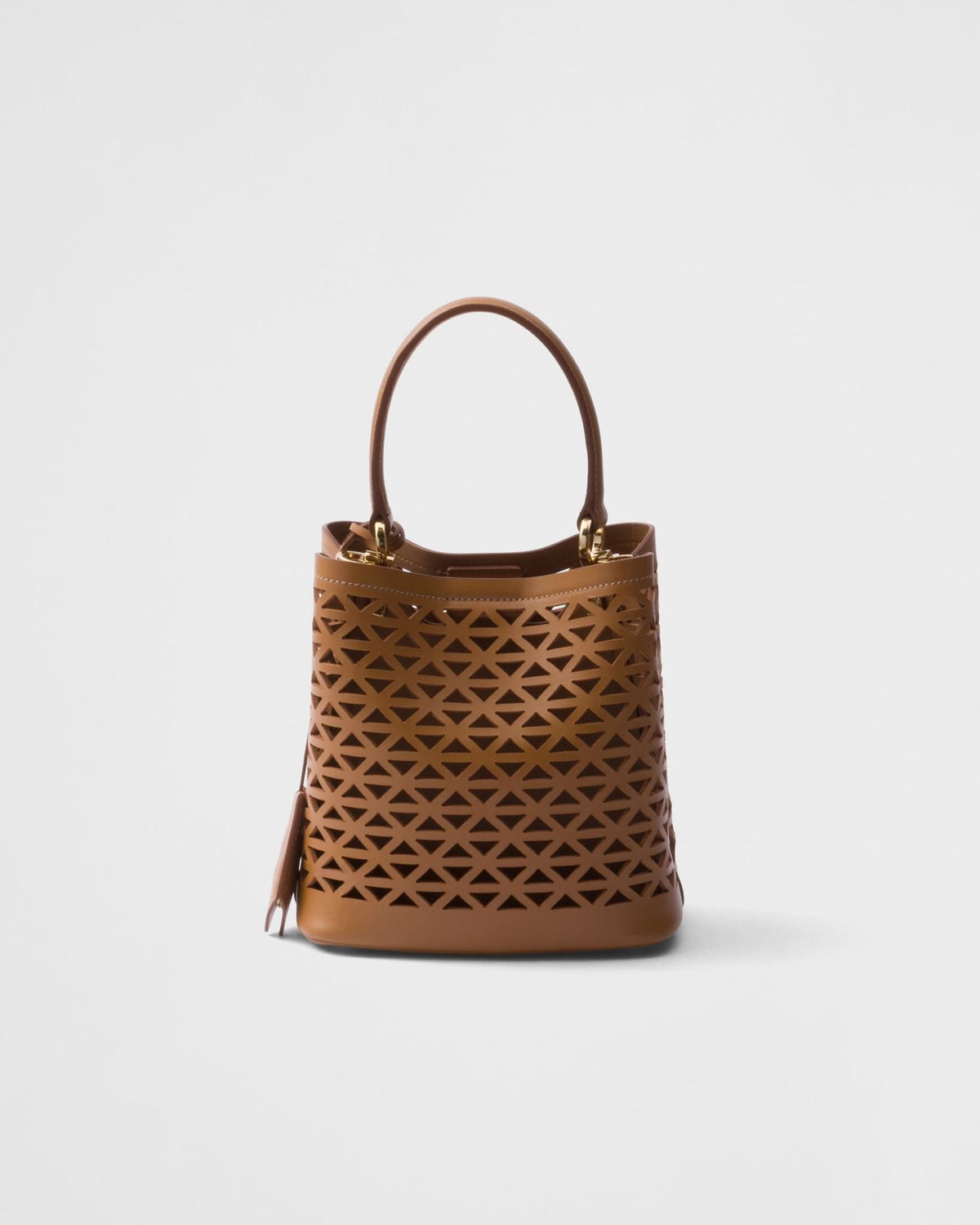 Prada Panier leather mini-bag with cut-out motif
