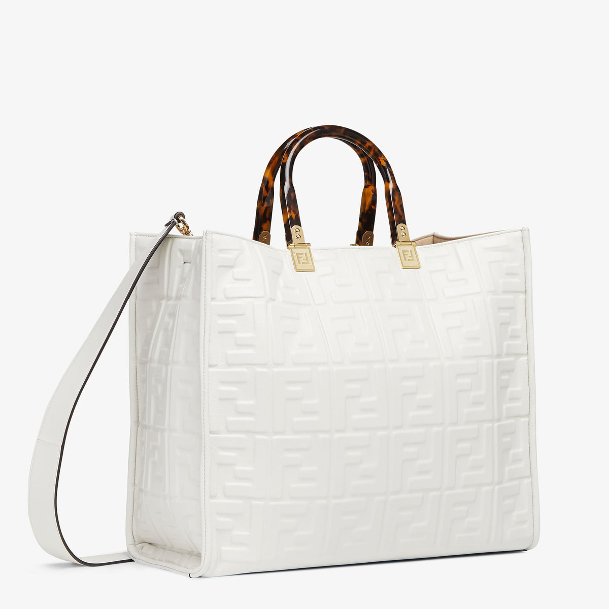 Fendi Sunshine Medium
White leather shopper