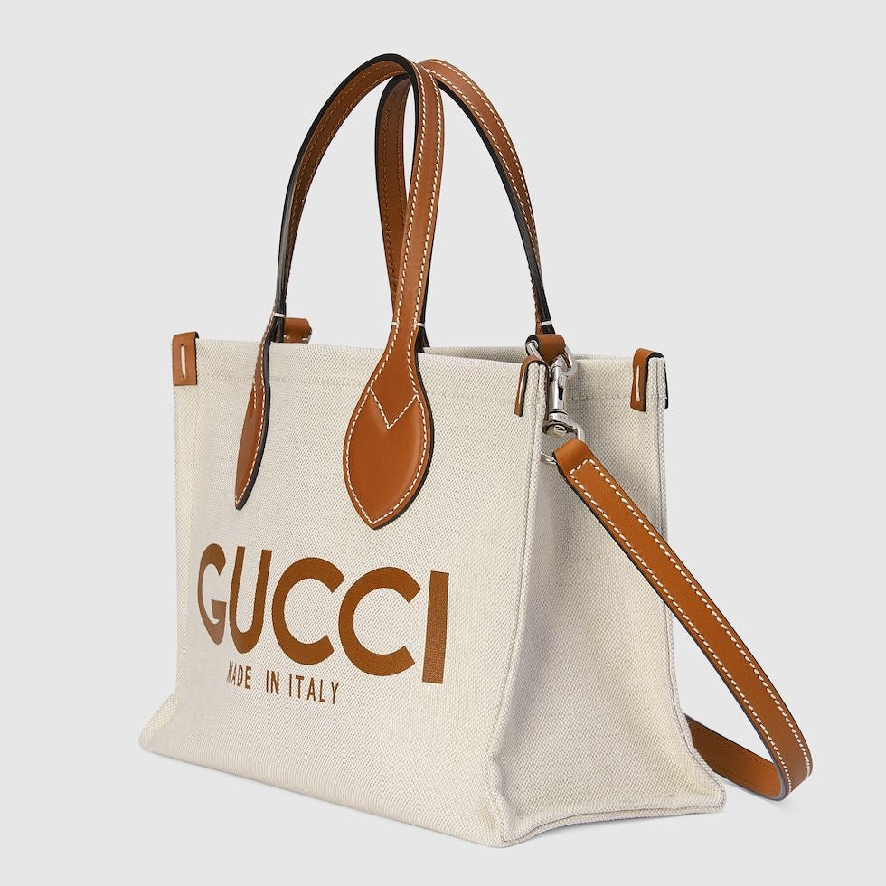 Gucci MINI TOTE BAG WITH GUCCI PRINT