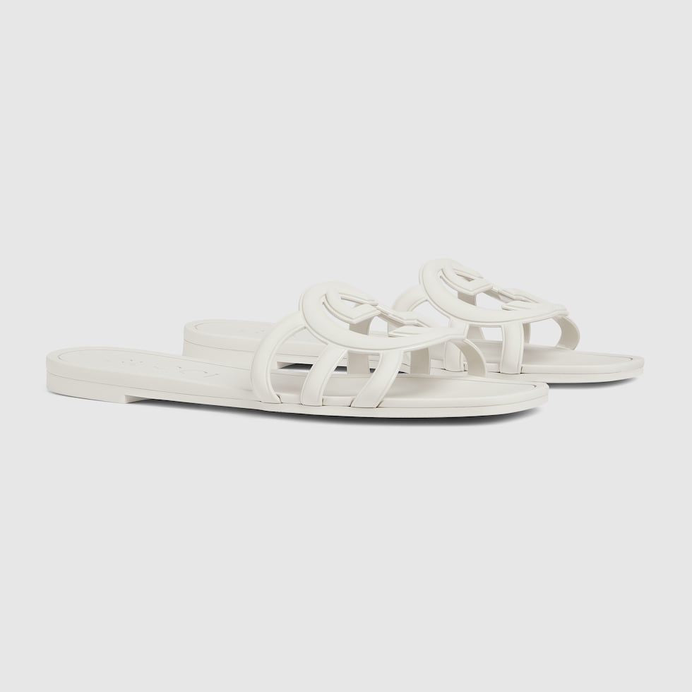 GUCCI WOMEN'S INTERLOCKING G SLIDE SANDAL