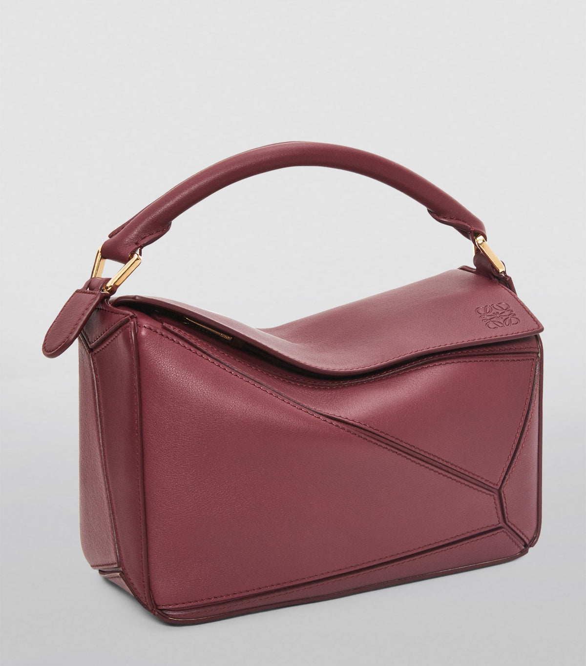 LOEWE Mini Leather Puzzle Edge Top-Handle Bag