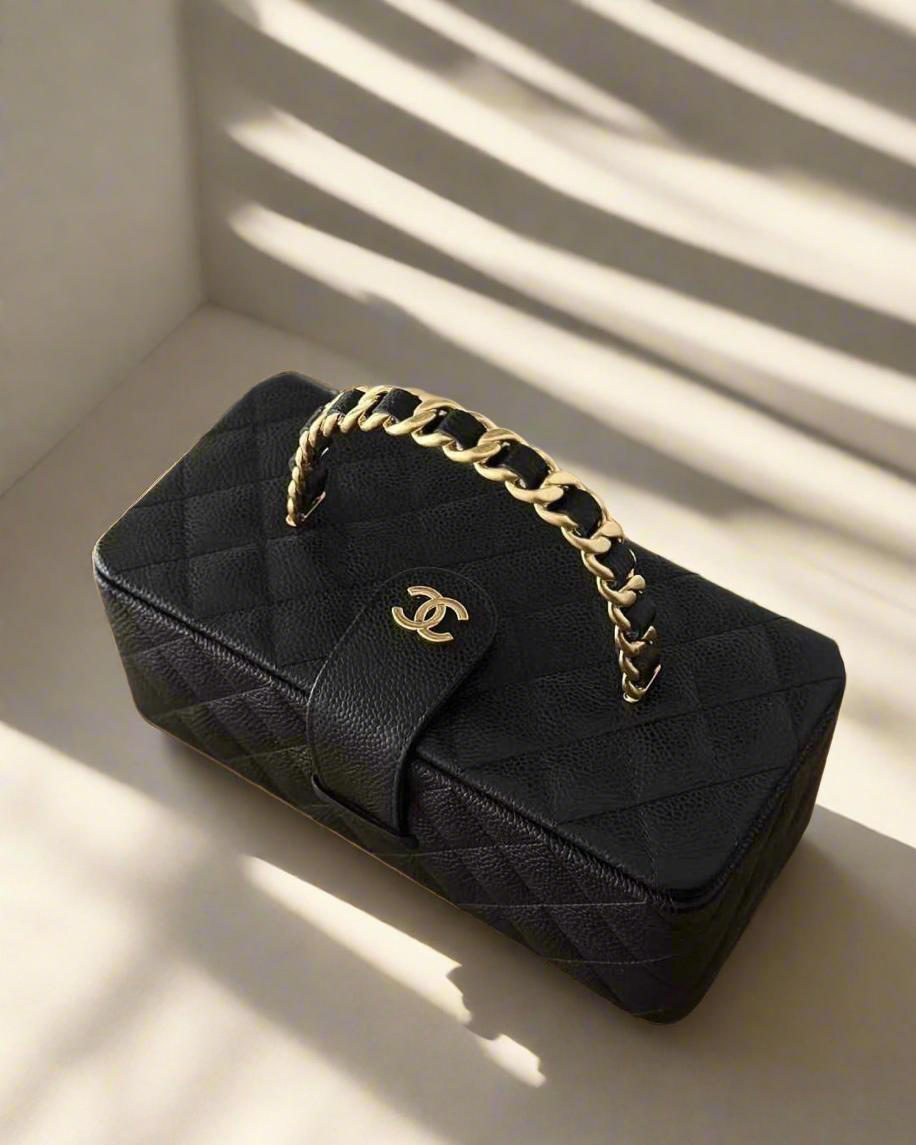 Chanel makeup bag 22cm
