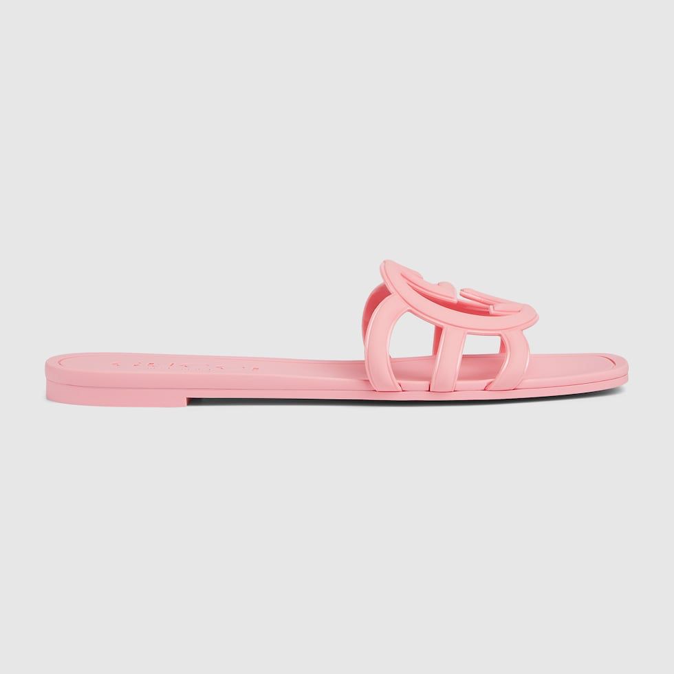 GUCCI WOMEN'S INTERLOCKING G SLIDE SANDAL