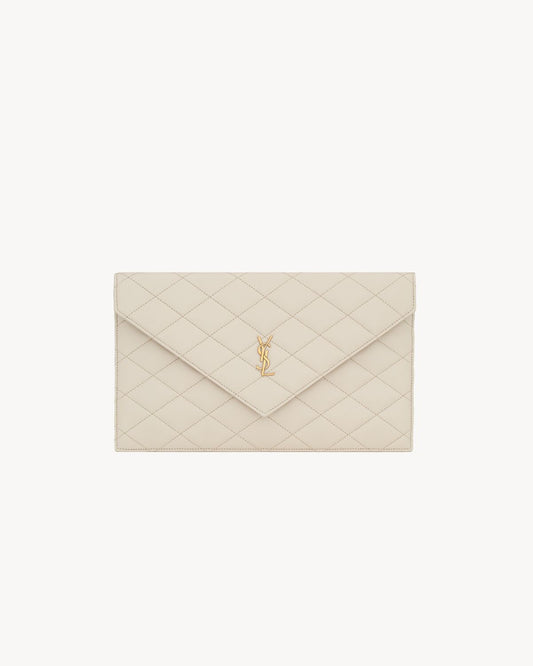 Ysl PARIS POUCH IN LAMBSKIN
