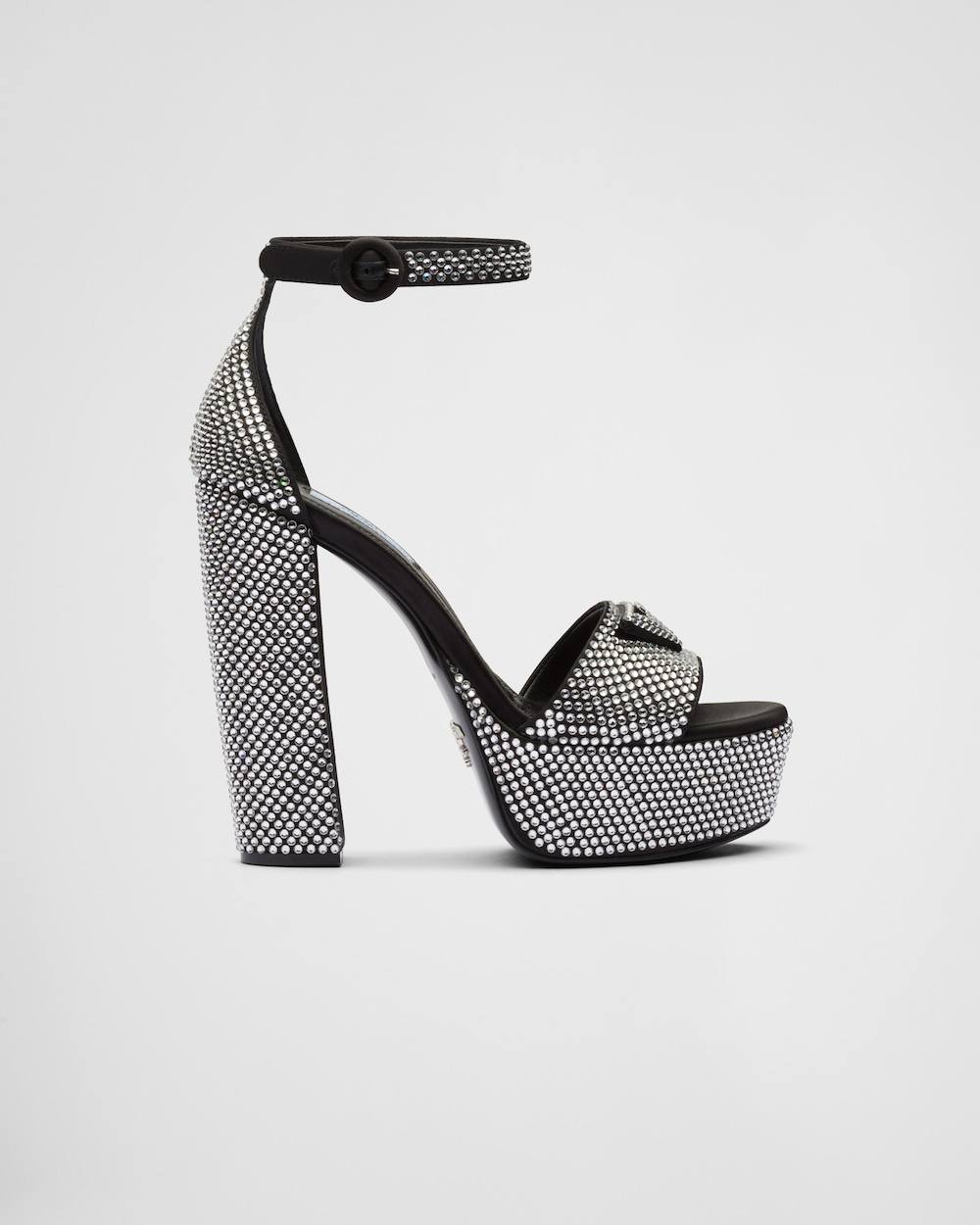 PRADA

Crystal Satin Platform Sandals