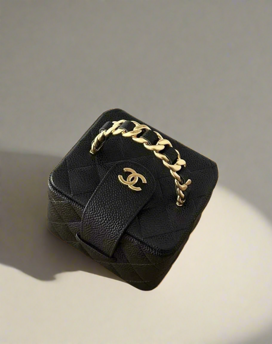 Chanel makeup bag