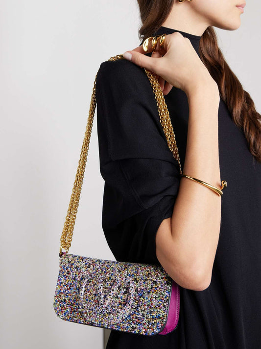 Valentino Garavani
small Locò embellished tote bag