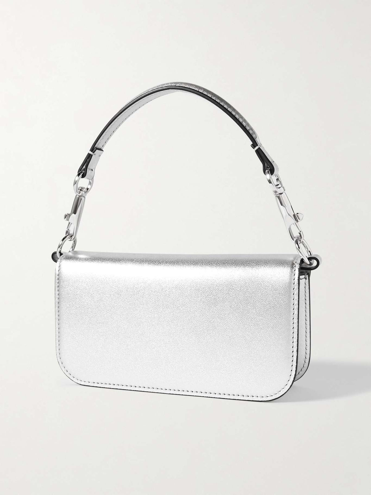 VALENTINO GARAVANI
Locò small metallic leather shoulder bag