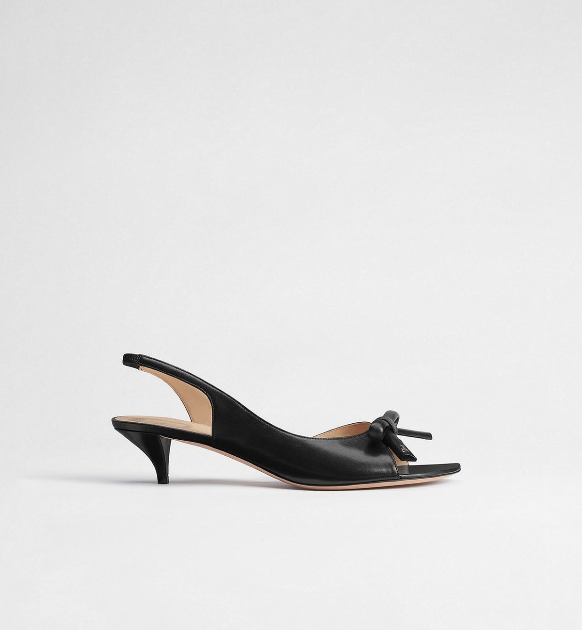 Dior Bow Heeled Slingback Sandal
