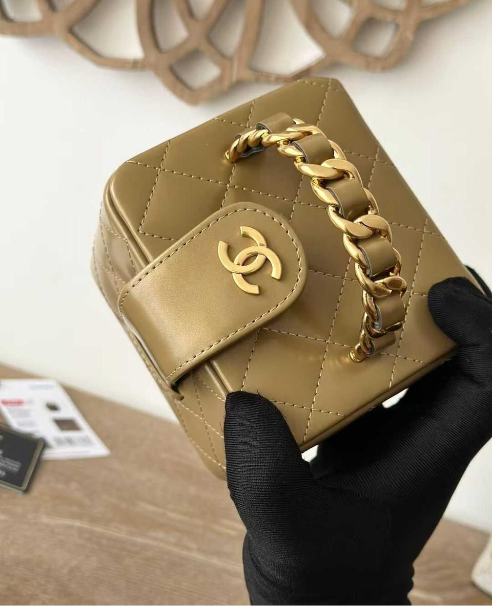 Chanel makeup bag