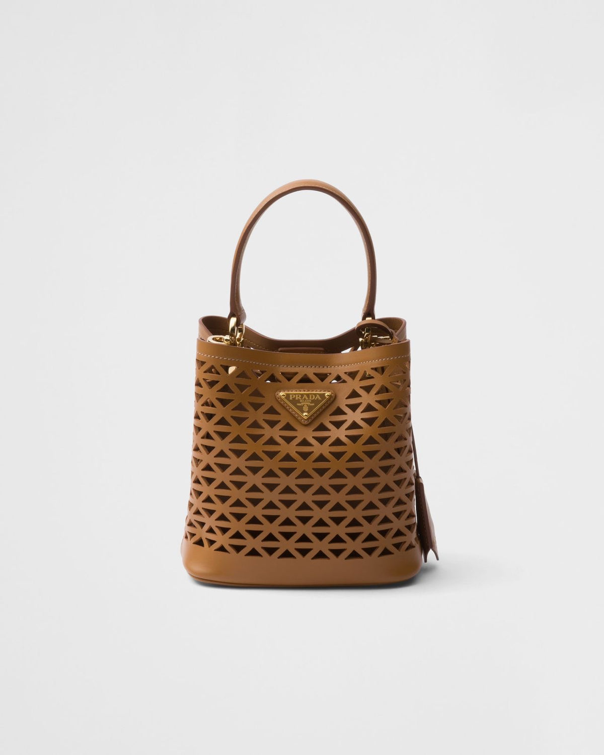 Prada Panier leather mini-bag with cut-out motif