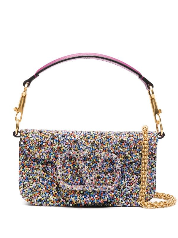 Valentino Garavani
small Locò embellished tote bag