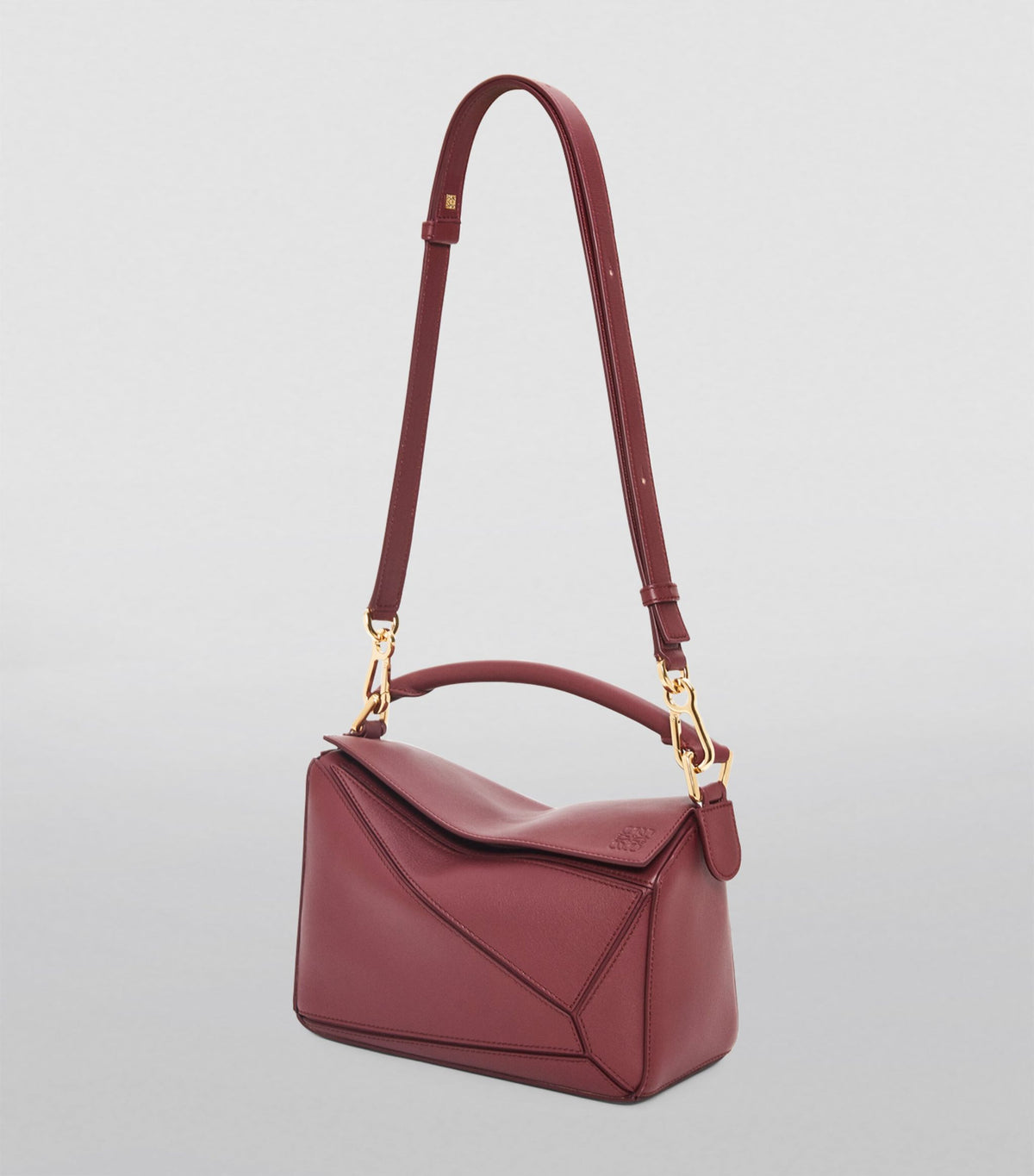 LOEWE Mini Leather Puzzle Edge Top-Handle Bag