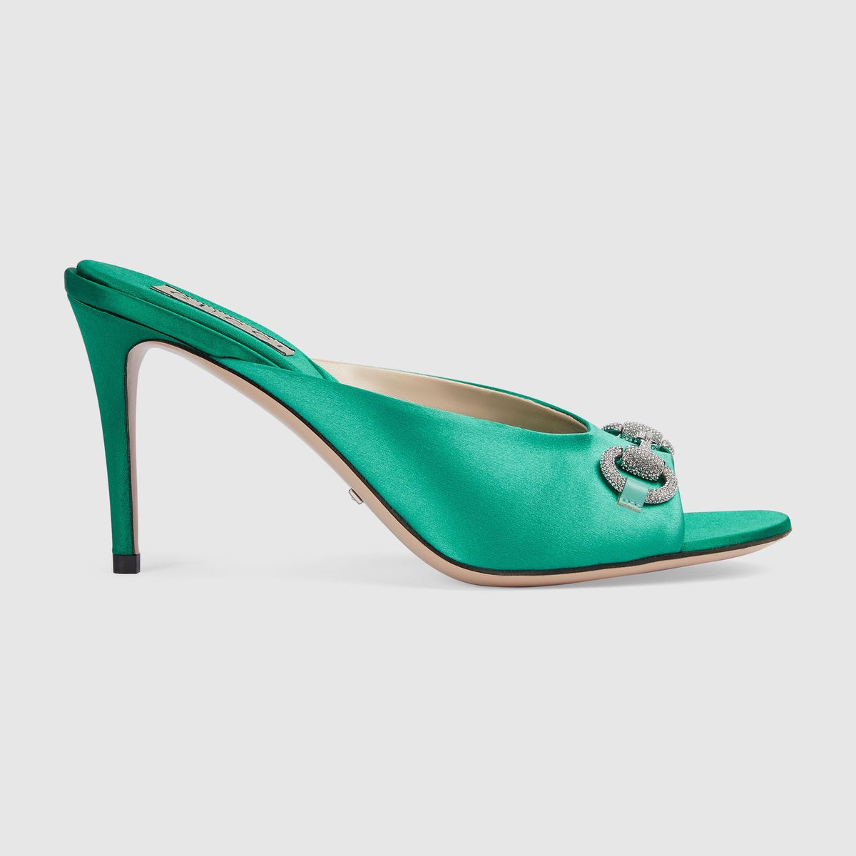 GUCCI WOMEN'S HORSEBIT MID-HEEL SLIDE SANDAL
