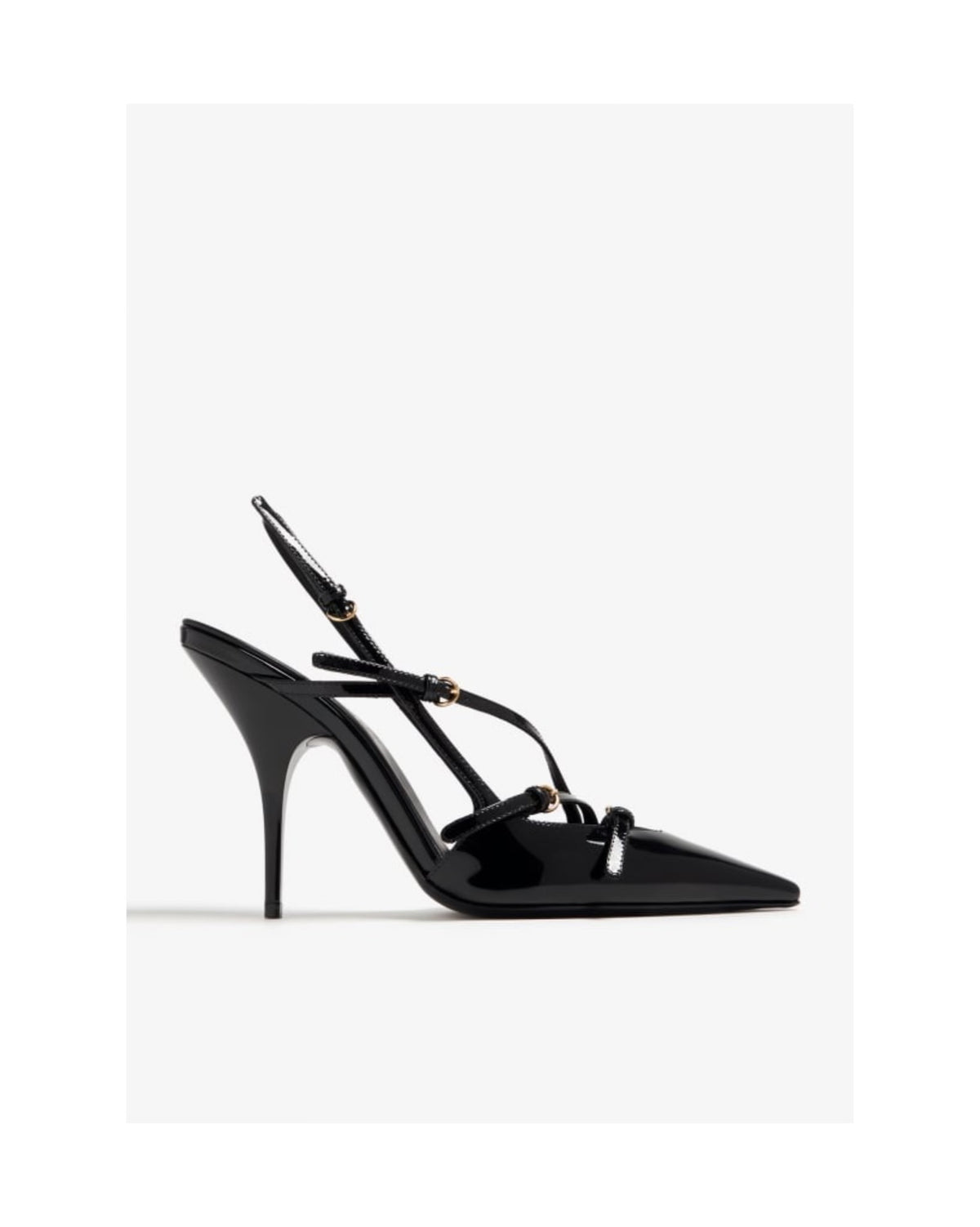 MIU MIU  Buckle Slingback Pumps