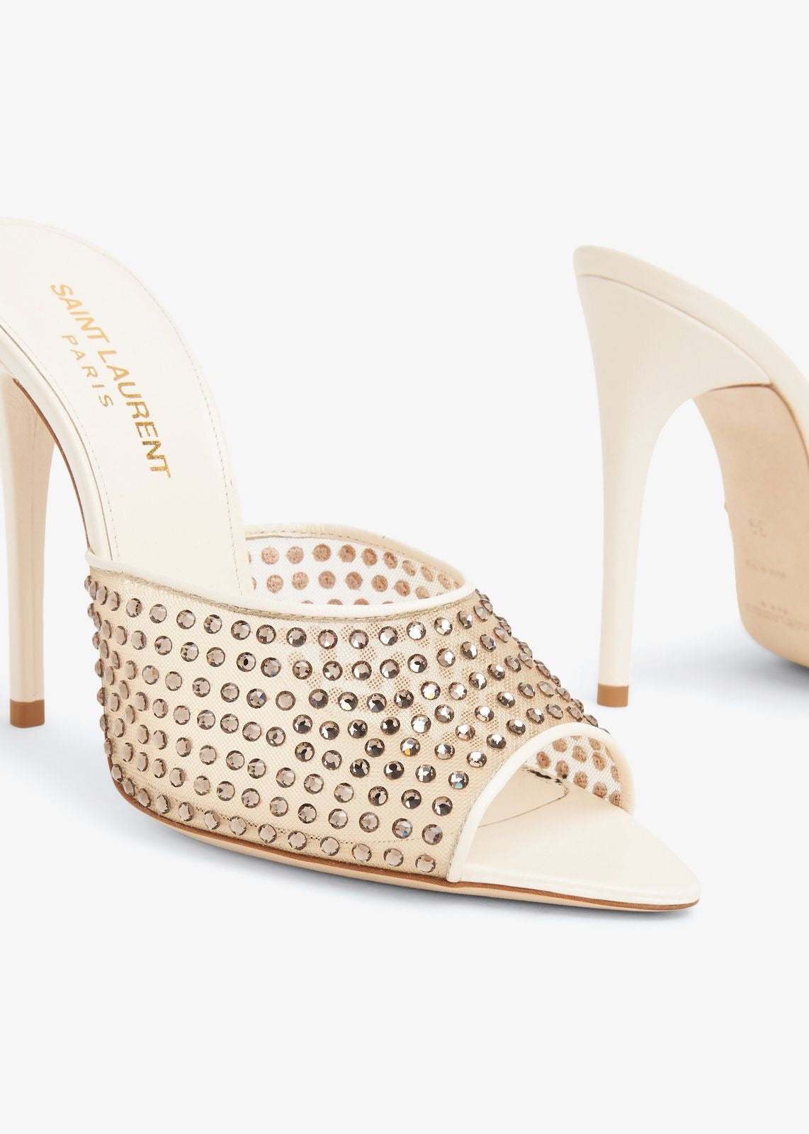 SAINT LAURENT

Blonde Mule Sandals