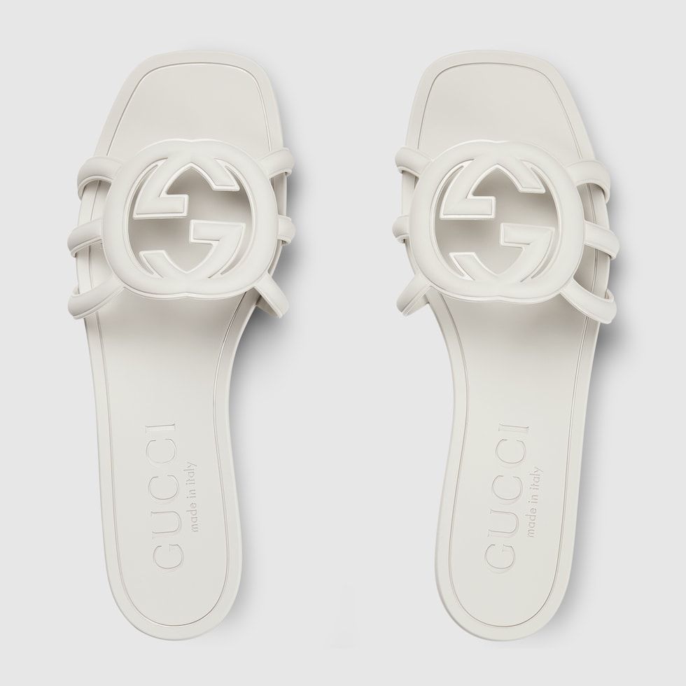 GUCCI WOMEN'S INTERLOCKING G SLIDE SANDAL