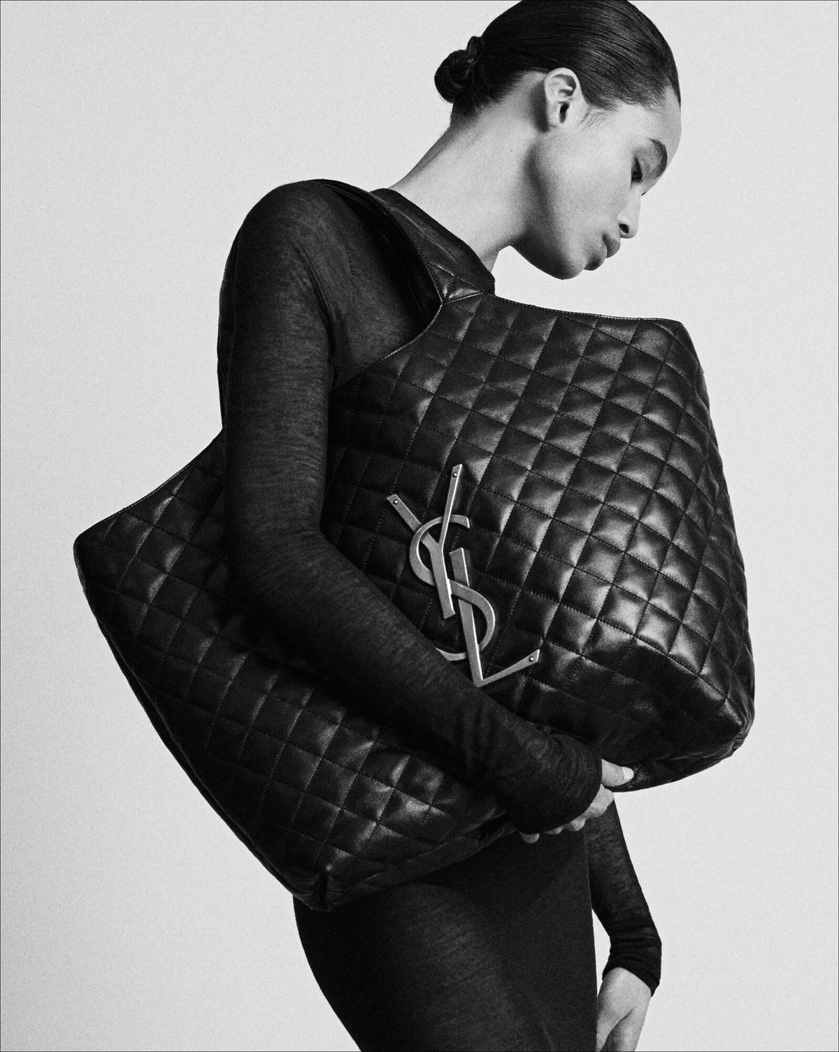 VSL ICARE MAXI SHOPPING BAG IN QUILTED LAMBSKIN
