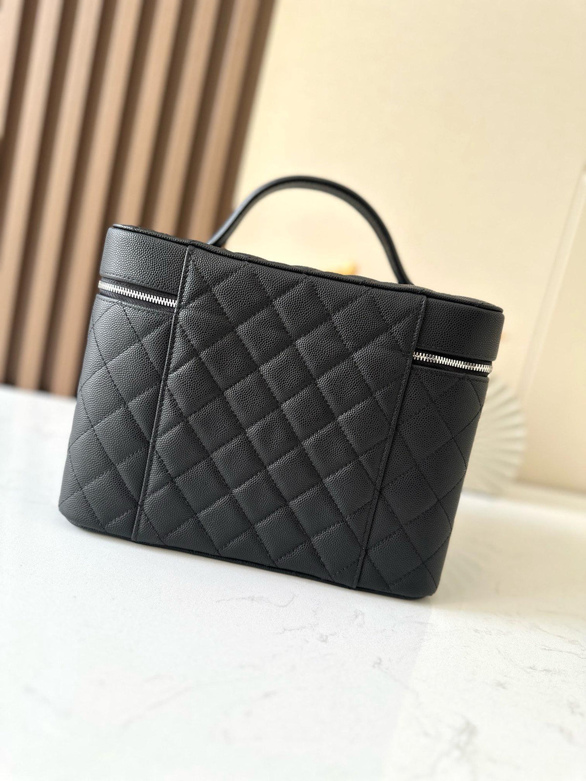 Chanel makeup bag