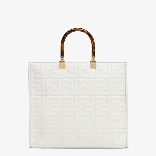 Fendi Sunshine Medium
White leather shopper