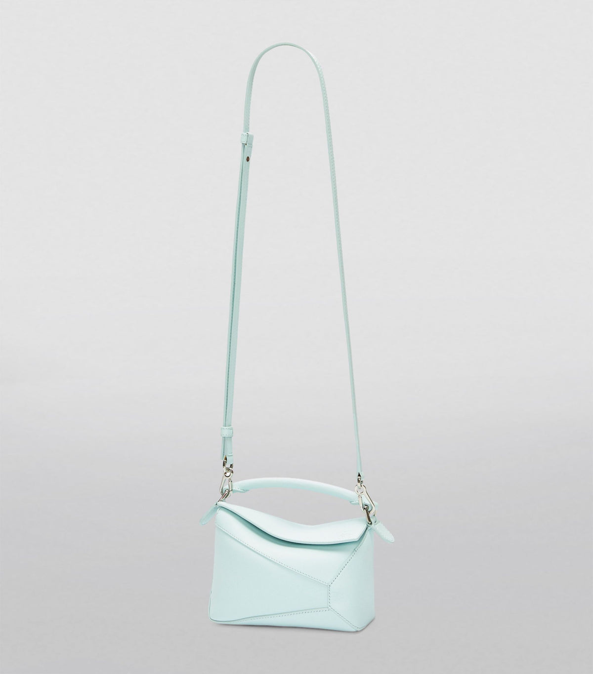 LOEWE
Mini Leather Puzzle Edge Top-Handle Bag