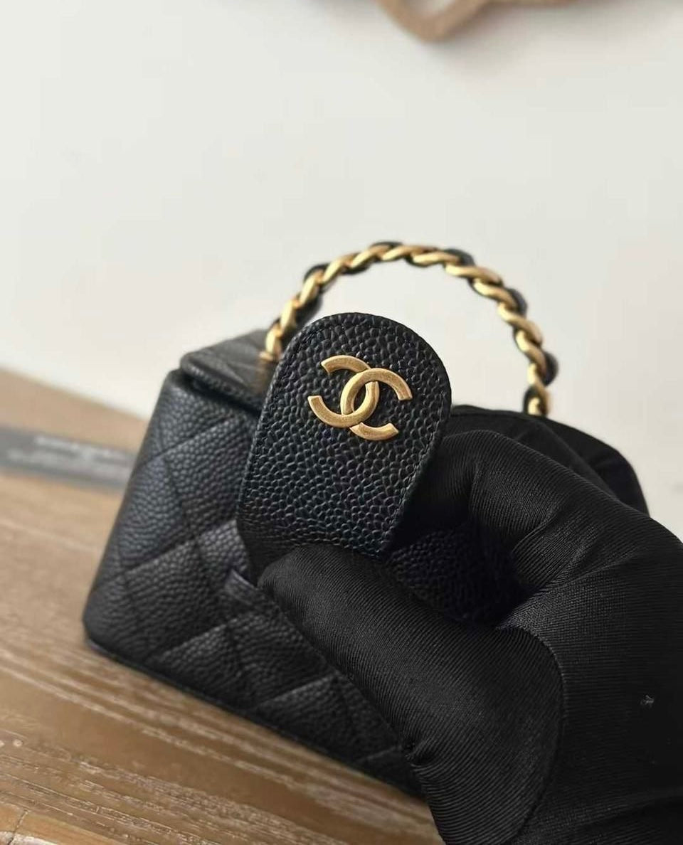 Chanel makeup bag