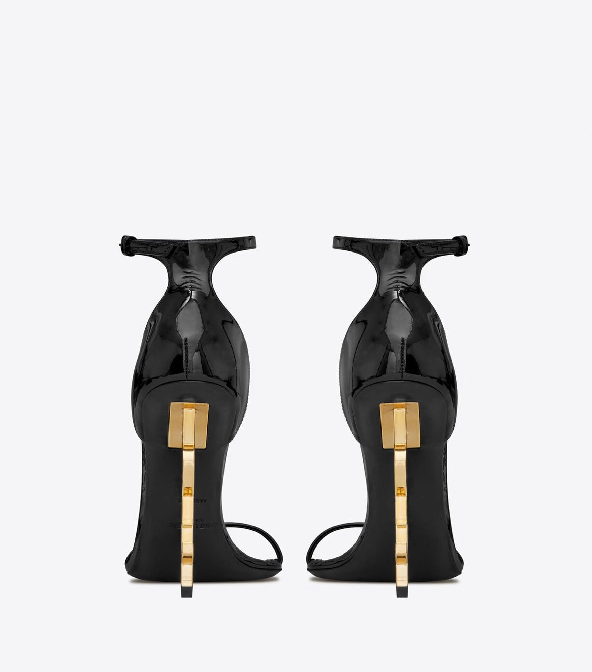 Saint Laurent OPYUM SANDALS IN PATENT LEATHER