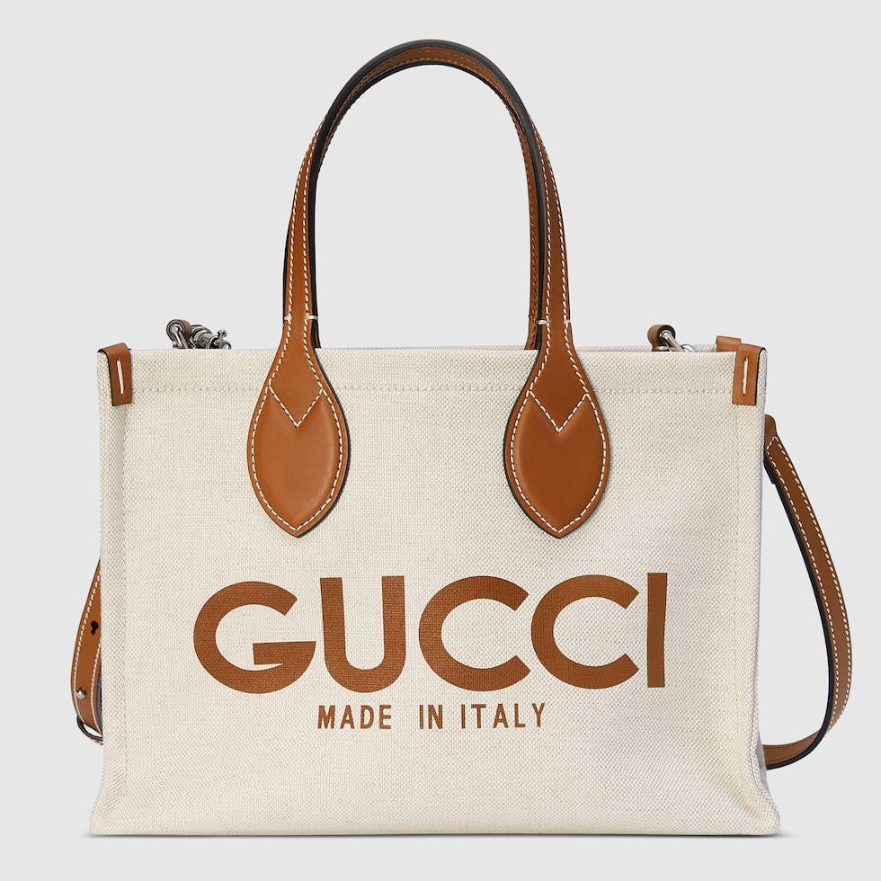 Gucci MINI TOTE BAG WITH GUCCI PRINT