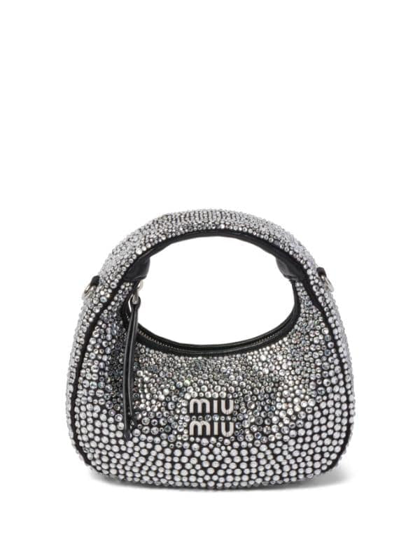 Miu Miu
Wander crystal-embellished shoulder bag