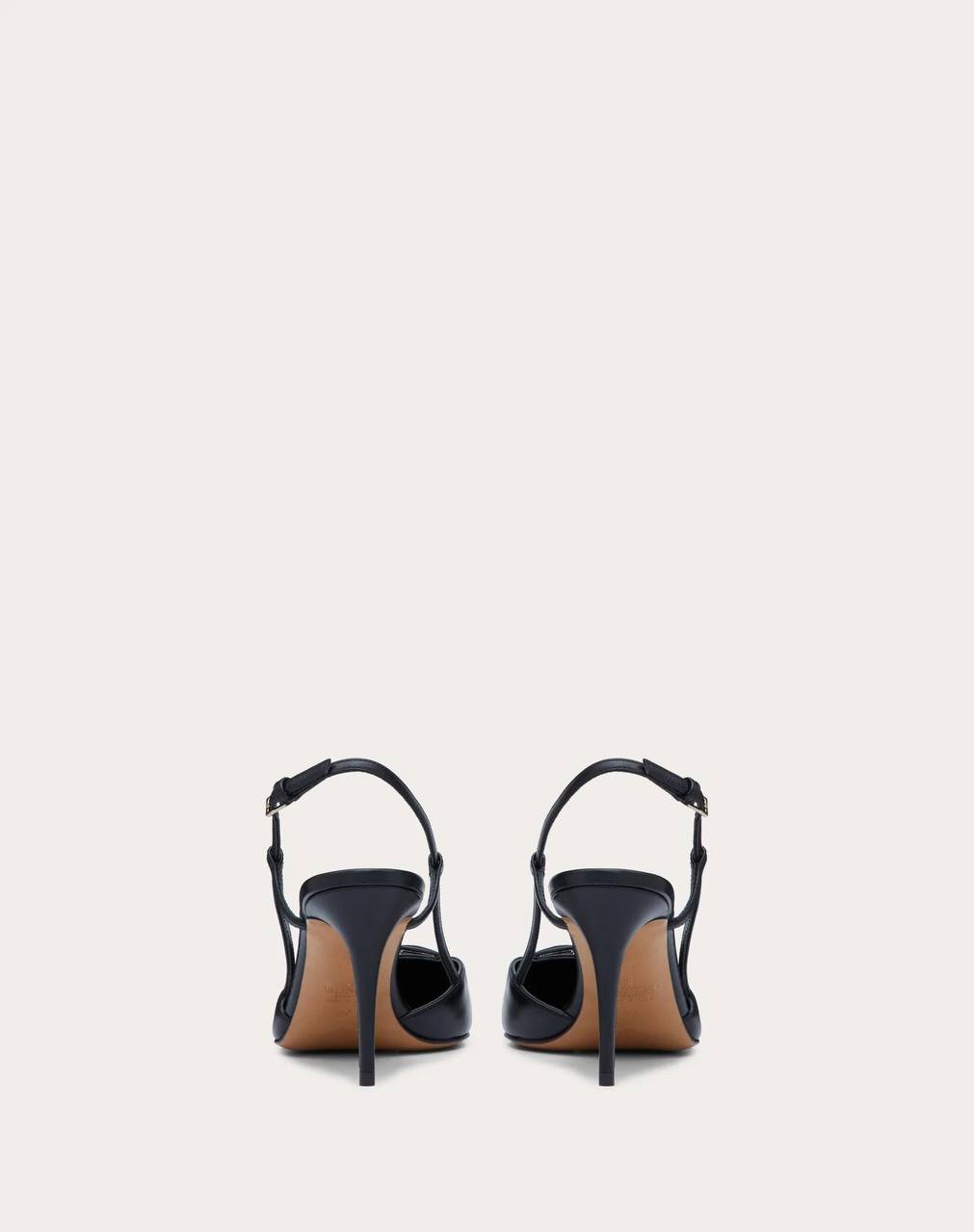 Valentino VLOGO SIGNATURE CALFSKIN SLINGBACK PUMP 80MM