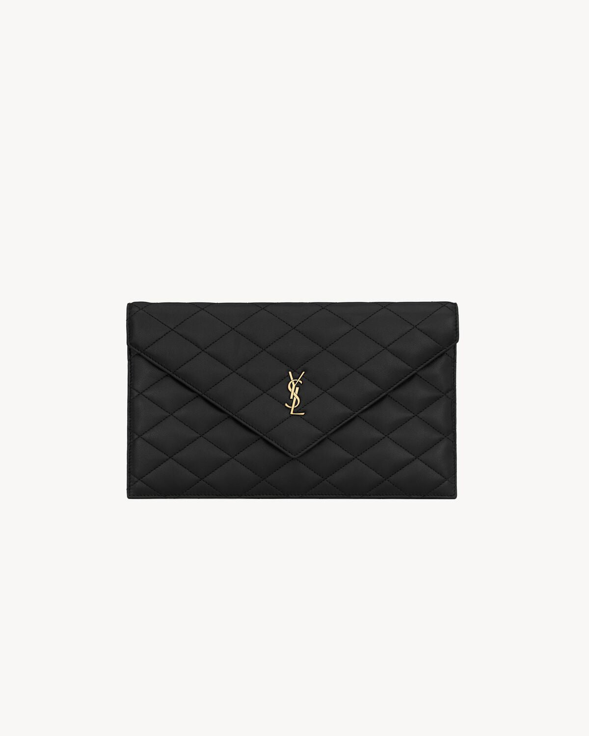 Ysl PARIS POUCH IN LAMBSKIN
