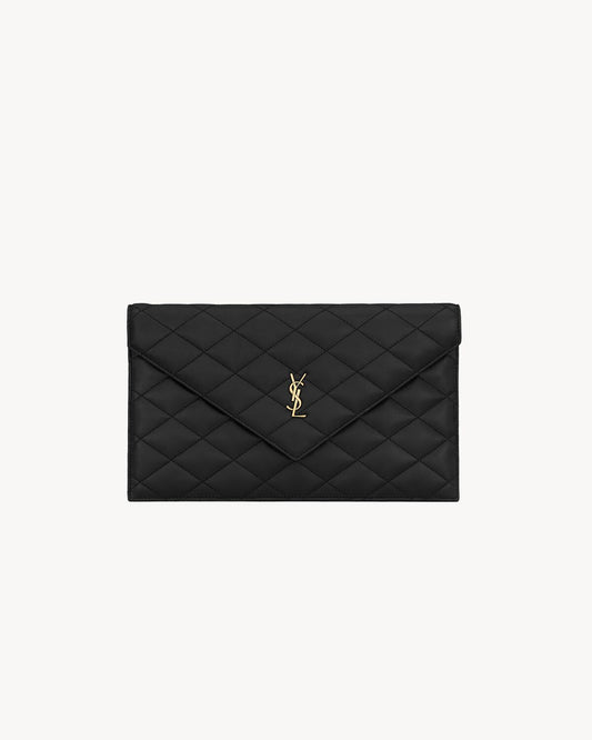 Ysl PARIS POUCH IN LAMBSKIN
