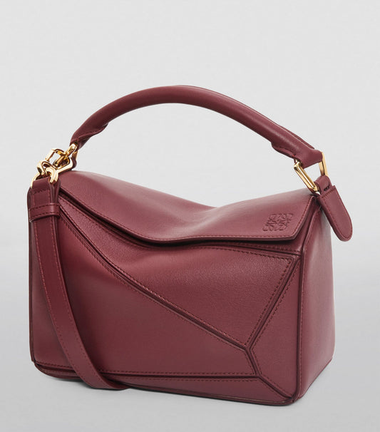LOEWE Mini Leather Puzzle Edge Top-Handle Bag
