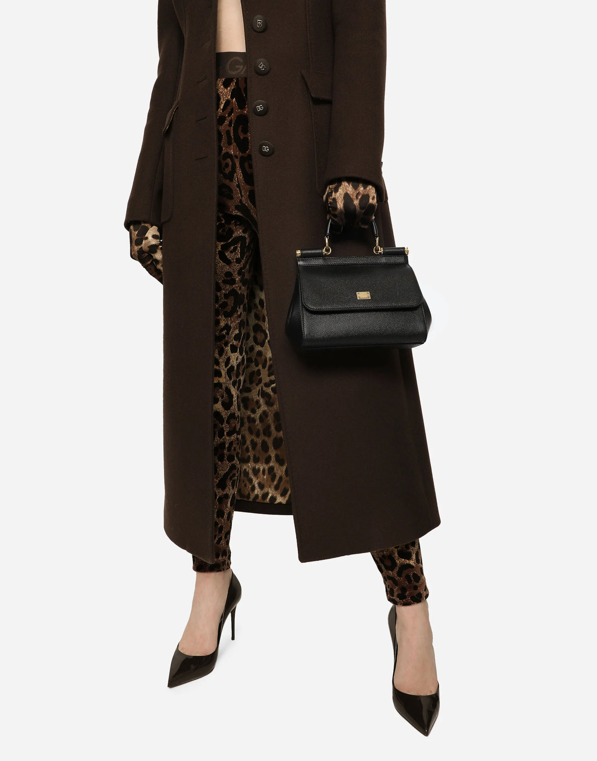 D&G Medium Sicily handbag in dauphine leather