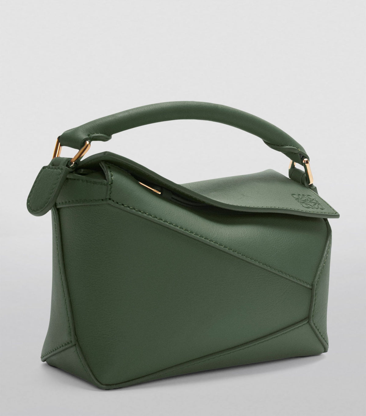 LOEWE Mini Leather Puzzle Edge Top-Handle Bag