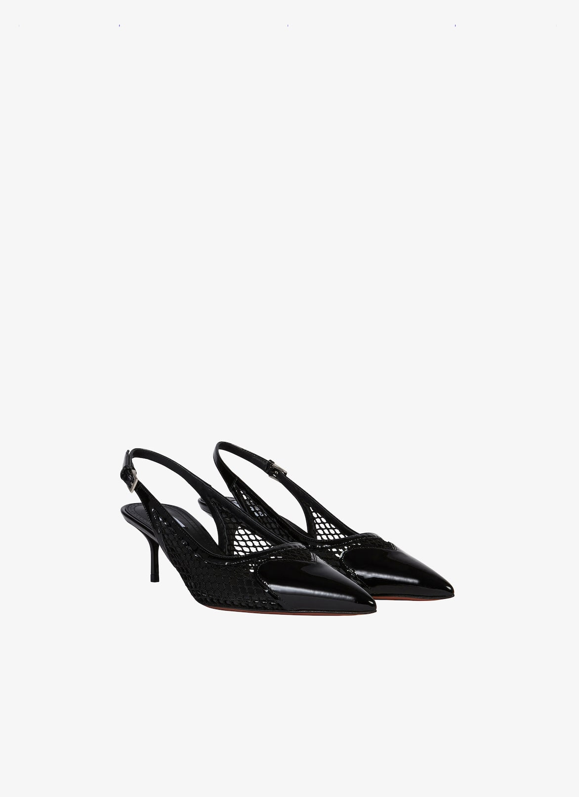 Alaia LE CŒUR SLINGBACKS IN FISHNET