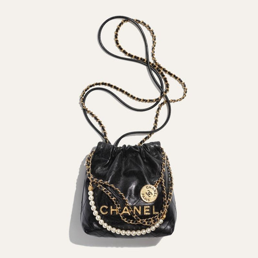 CHANEL 22 MINI HANDBAG (WITH PEARLS)