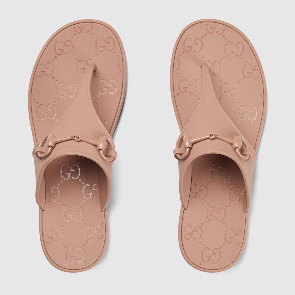 WOMEN'S THONG SANDAL WITH HORSEBIT