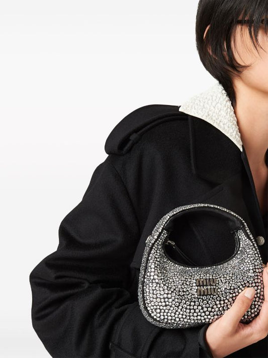 Miu Miu
Wander crystal-embellished shoulder bag