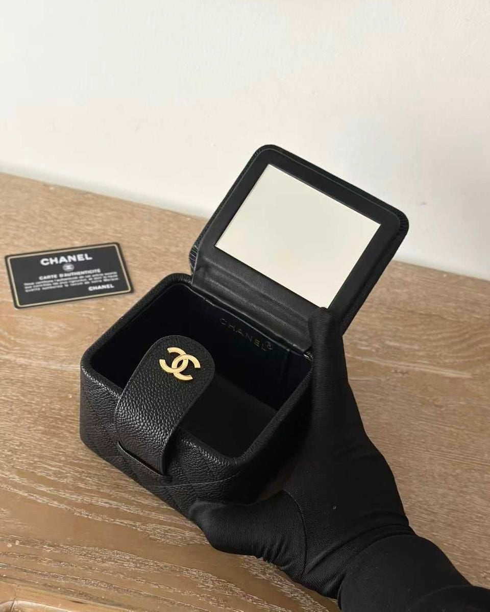Chanel makeup bag