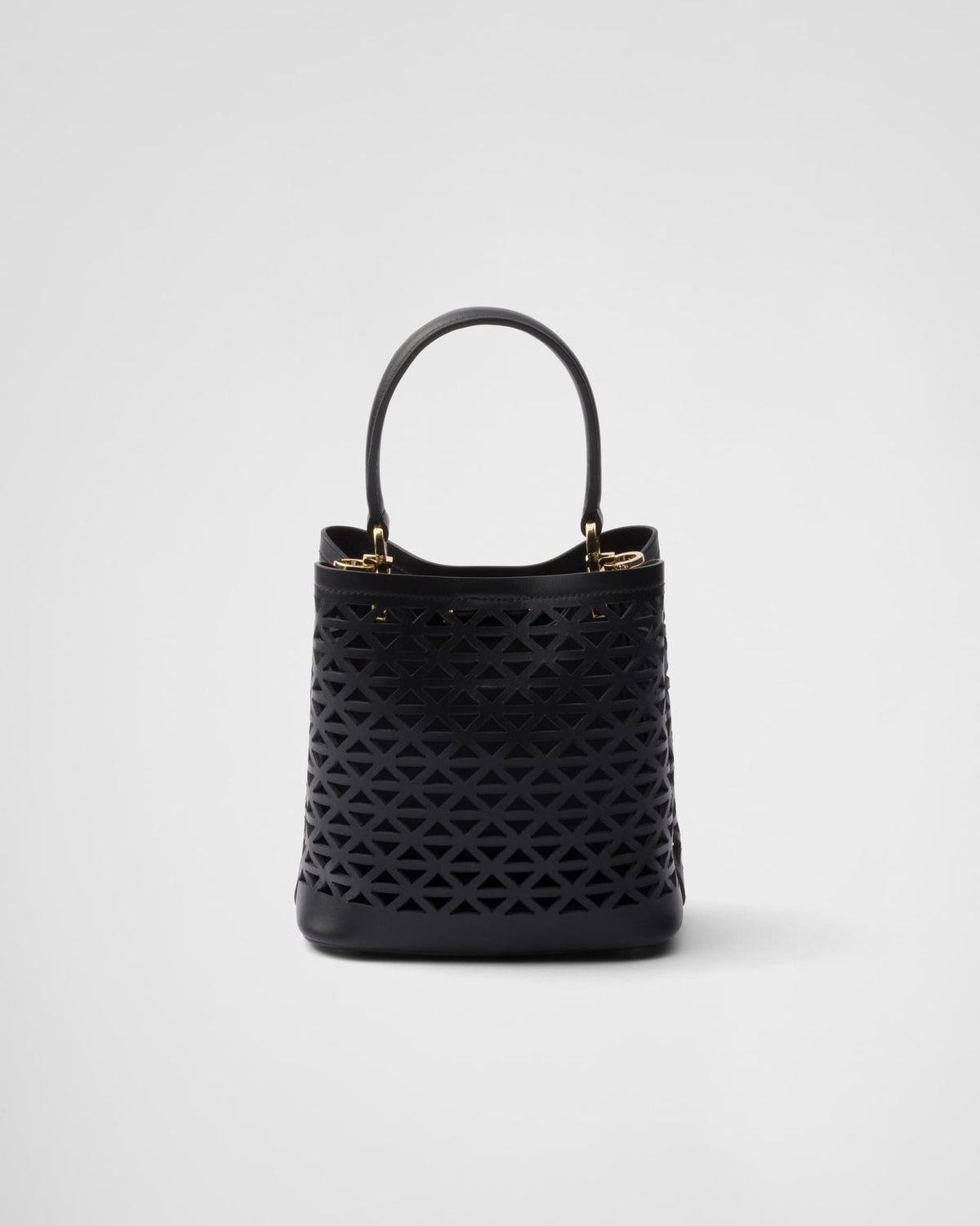 Prada Panier leather mini-bag with cut-out motif