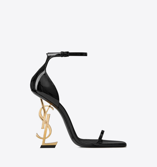 Saint Laurent OPYUM SANDALS IN PATENT LEATHER